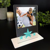 Best Step Dad Happy Father's Day Gift Star Photo Personalised Acrylic Plaque