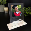 Graduation Day Gift Hat Grey Photo Personalised Acrylic Plaque