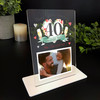 Any Year Wedding Anniversary Gift Flutes Photo Personalised Acrylic Plaque