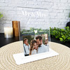 Mr & Mrs Wedding Day Photo Gift Personalised Acrylic Plaque