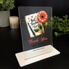 Thank You Teacher Gift Flower Best Teacher Envelope Personalised Acrylic Plaque