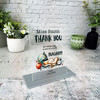 Thank You Teacher Gift School Elements Personalised Acrylic Plaque