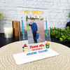 Amazing Teacher Gift Pencil Photo Personalised Acrylic Plaque