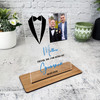 Thank You For Being My Groomsman Gift Suit Personalised Acrylic Plaque