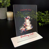 Thank You For Making Our Wedding Cake Gift Personalised Acrylic Plaque