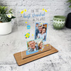 Gift For Best Grandad In The World Photo Personalised Acrylic Plaque