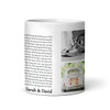 Block Text 4 Pictures Any Song Lyrics Custom Music Gift Tea Cup Personalised Mug