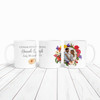 Bright Flowers Wedding Day Gift Couple Photo Congratulations Personalised Mug