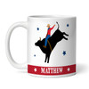 Bull Riding Rodeo Gift Icon Coffee Tea Cup Personalised Mug