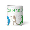 Cricket Players Gift Multicolour Coffee Tea Cup Personalised Mug