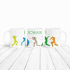 Cricket Players Gift Multicolour Coffee Tea Cup Personalised Mug