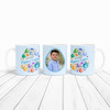 Happy Easter Gift Boy Blue Easter Egg Photo Coffee Tea Cup Personalised Mug