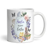 Happy Easter Gift Purple Frame Photo Coffee Tea Cup Personalised Mug