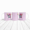 Knitting Gift Purple Yarn Coffee Tea Cup Personalised Mug