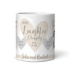 Love Laughter And Happily Ever After Wedding Day Gift Photo Personalised Mug