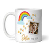 Pet Loss Rainbow Paw Photo Memorial Sympathy Keepsake Gift Personalised Mug