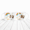 Pet Loss Rainbow Paw Photo Memorial Sympathy Keepsake Gift Personalised Mug