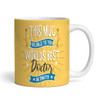 This Mug Belongs To Best Doctor Gift Yellow Coffee Tea Cup Personalised Mug
