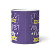 This Mug Belongs To Best Nanny Gift Purple Coffee Tea Cup Personalised Mug