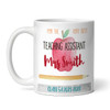 Best Teaching Assistant Gift Apple List Coffee Tea Cup Personalised Mug