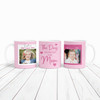The Day Became Our Mom Dates 2 Kids Pink Photo Gift Coffee Tea Personalised Mug The Day Became Our Mom Dates 2 Kids Pink Photo Gift Coffee Tea Personalised Mug
