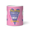 Worlds Best Grammy Mother's Day Birthday Heart Photo Gift Personalised Mug