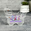 Friend 30th Happy Birthday Present Floral Butterfly Plaque Keepsake Gift