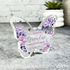 Always My Grandma Forever My Friend Purple Butterfly Plaque Keepsake Gift