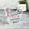 Niece 21st Pink Purple Happy Birthday Present Butterfly Plaque Keepsake Gift