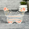 Niece Thinking Of You Peach Memorial Butterfly Plaque Sympathy Keepsake Gift