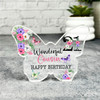 Cousin 21st Pink Purple Happy Birthday Present Butterfly Plaque Keepsake Gift
