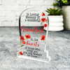 Grandad Poppy Seeds Gravestone Plaque Sympathy Gift Keepsake Memorial Gift