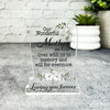 Mother-In-Law White Gravestone Plaque Sympathy Gift Keepsake Memorial Gift