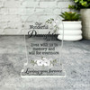Daughter-In-Law White Gravestone Plaque Sympathy Gift Keepsake Memorial Gift