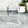 Boyfriend Blue Dandelion Gravestone Plaque Sympathy Gift Keepsake Memorial Gift