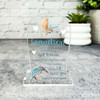Grandson Kingfisher Bird Blue Gravestone Plaque Sympathy Keepsake Memorial Gift