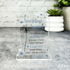 Someone Special Blue Dandelion Gravestone Plaque Sympathy Keepsake Memorial Gift