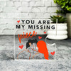You Are My Missing Piece Kissing Couple Puzzle Plaque Keepsake Gift