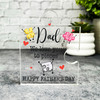 Dad Funny Character Father's Day Present Puzzle Plaque Keepsake Gift