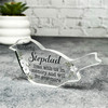 Stepdad White Floral Robin Plaque Sympathy Gift Keepsake Memorial Gift