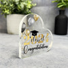 Custom Ornament Class Of 2024 Graduation Present Gold Heart Plaque Keepsake Gift