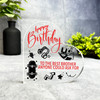 Brother Cool Doodles Happy Birthday Present Heart Plaque Keepsake Gift