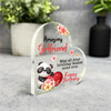 Girlfriend Panda With Happy Birthday Present Heart Plaque Keepsake Gift