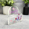 Daughter-In-Law 40th Birthday Present Purple Floral Heart Plaque Keepsake Gift