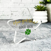 Custom Ornament Good Luck You Got This Clover Star Plaque Keepsake Gift