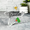 Gift For Best Grandad Football Elements Star Plaque Keepsake Gift