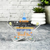 Awesome Chemistry Teacher Present Thank You Star Plaque Keepsake Gift