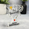 Best Grandchild Football Elements Birthday Present Trophy Plaque Keepsake Gift