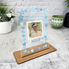 Congratulations Gift Blue Star Photo Custom Personalised Gift Acrylic Plaque