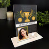 10 Yrs Service Work Award 10th Anniversary Trophy Photo Gift For Employee Plaque